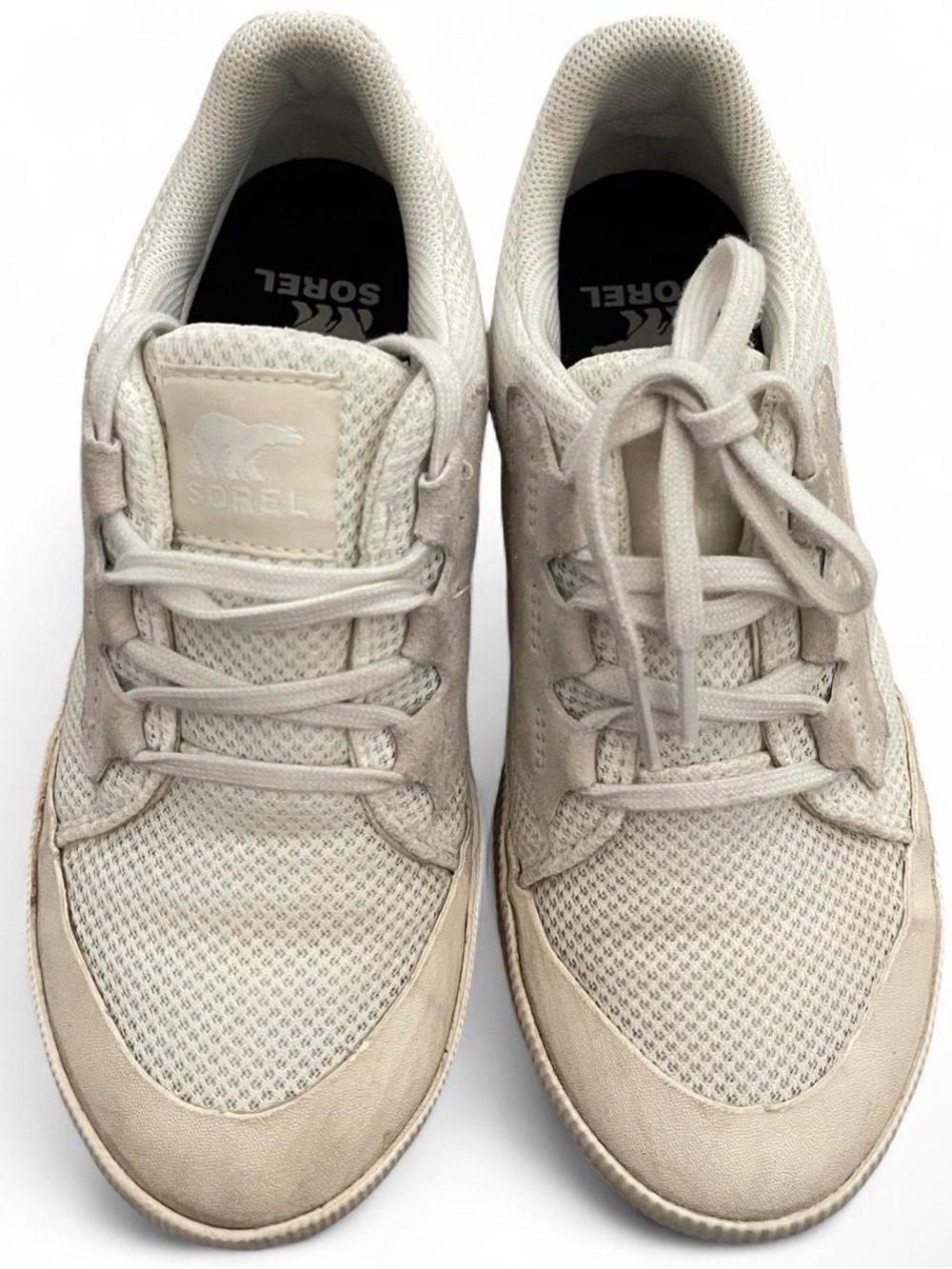 Sorel Out N About Plus Sneaker Womens 6 White Cream Gum Sole Waterproof Shoes